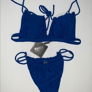 New with Tag Zaful Royal Blue Bikini